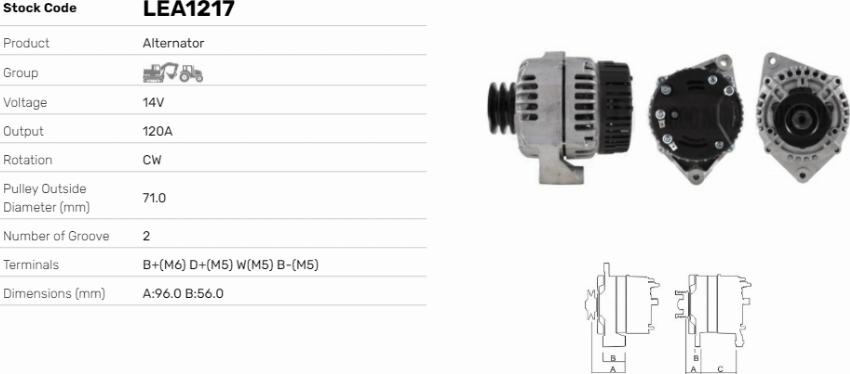 LE Part LEA1217 - Alternateur cwaw.fr