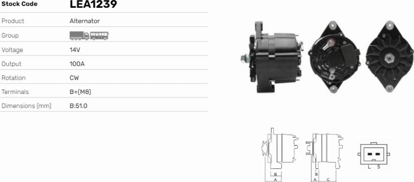 LE Part LEA1239 - Alternateur cwaw.fr