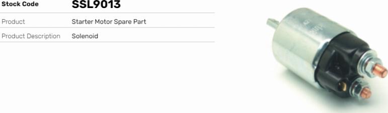 LE Part SSL9013 - Contacteur, démarreur cwaw.fr