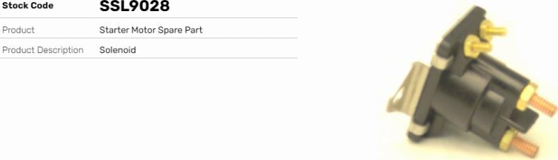 LE Part SSL9028 - Contacteur, démarreur cwaw.fr