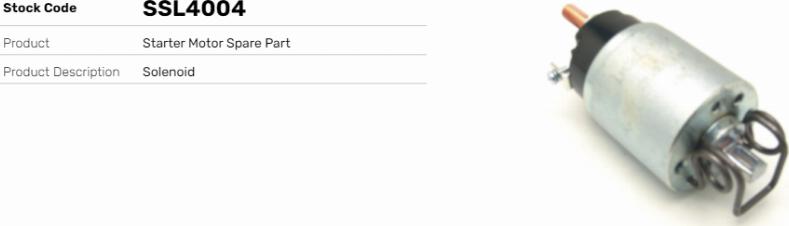 LE Part SSL4004 - Contacteur, démarreur cwaw.fr