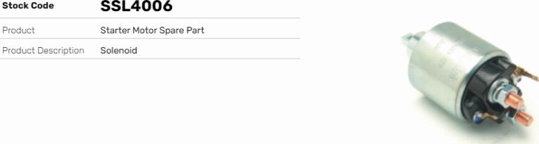 LE Part SSL4006 - Contacteur, démarreur cwaw.fr