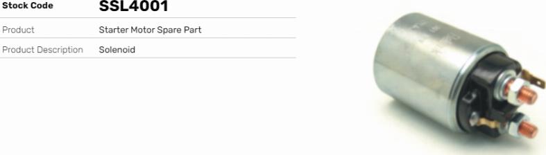 LE Part SSL4001 - Contacteur, démarreur cwaw.fr
