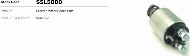 LE Part SSL5000 - Contacteur, démarreur cwaw.fr