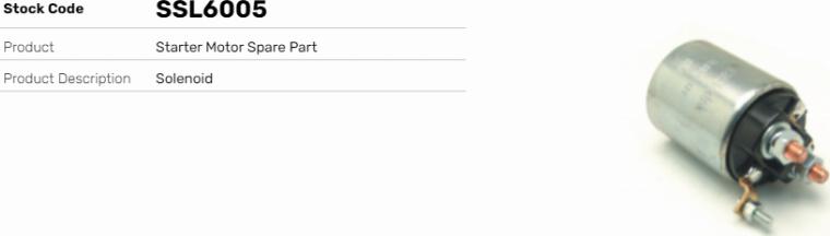 LE Part SSL6005 - Contacteur, démarreur cwaw.fr