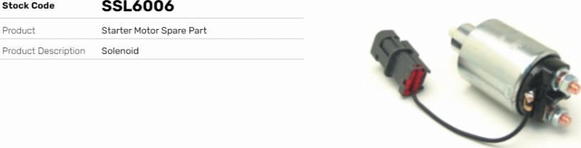 LE Part SSL6006 - Contacteur, démarreur cwaw.fr