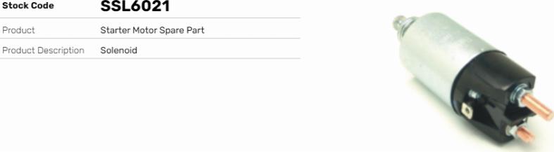LE Part SSL6021 - Contacteur, démarreur cwaw.fr