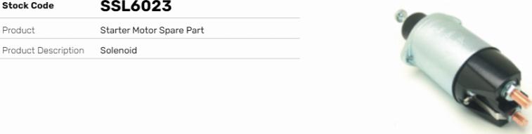 LE Part SSL6023 - Contacteur, démarreur cwaw.fr