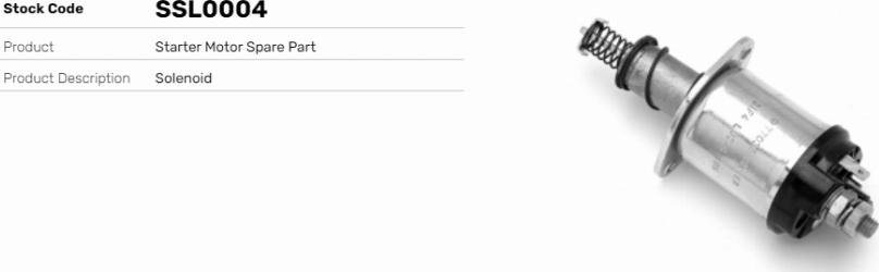 LE Part SSL0004 - Contacteur, démarreur cwaw.fr