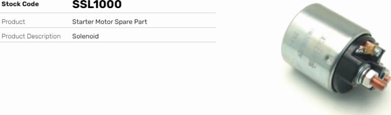 LE Part SSL1000 - Contacteur, démarreur cwaw.fr