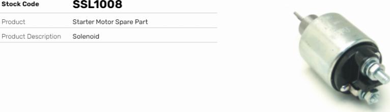 LE Part SSL1008 - Contacteur, démarreur cwaw.fr