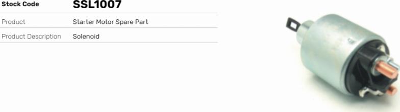 LE Part SSL1007 - Contacteur, démarreur cwaw.fr