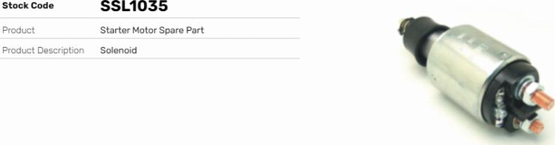 LE Part SSL1035 - Contacteur, démarreur cwaw.fr