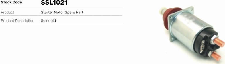 LE Part SSL1021 - Contacteur, démarreur cwaw.fr