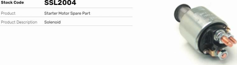 LE Part SSL2004 - Contacteur, démarreur cwaw.fr