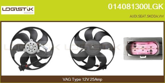 LGK 014081300LGK - Ventilateur, refroidissement du moteur cwaw.fr