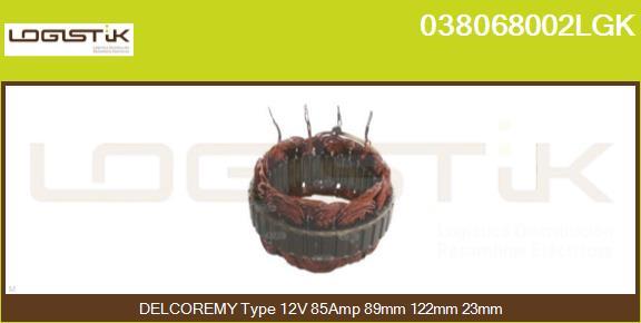 LGK 038068002LGK - Stator, alternateur cwaw.fr