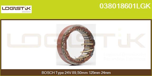 LGK 038018601LGK - Stator, alternateur cwaw.fr