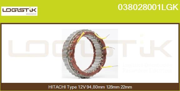 LGK 038028001LGK - Stator, alternateur cwaw.fr