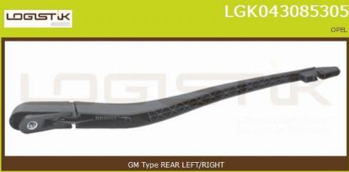 LGK LGK043085305 - Bras d'essuie-glace, nettoyage des vitres cwaw.fr