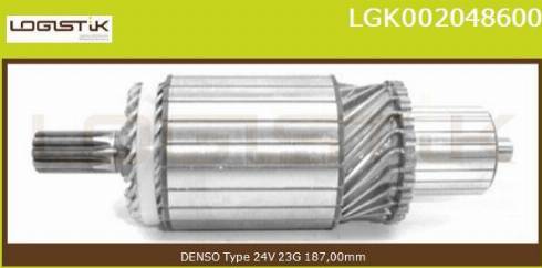 LGK LGK002048600 - Induit, démarreur cwaw.fr