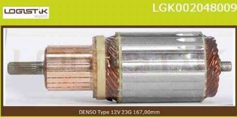 LGK LGK002048009 - Induit, démarreur cwaw.fr