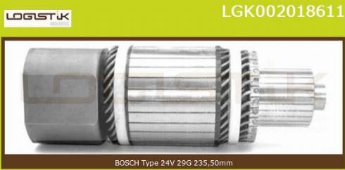 LGK LGK002018611 - Induit, démarreur cwaw.fr