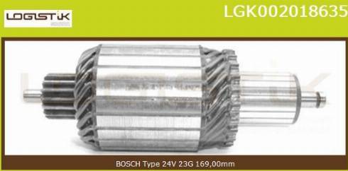 LGK LGK002018635 - Induit, démarreur cwaw.fr