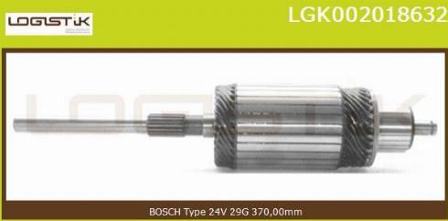 LGK LGK002018632 - Induit, démarreur cwaw.fr