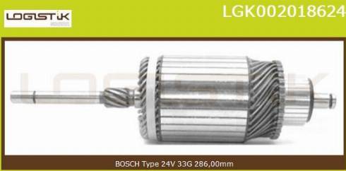 LGK LGK002018624 - Induit, démarreur cwaw.fr