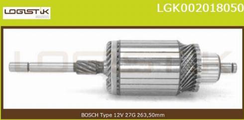 LGK LGK002018050 - Induit, démarreur cwaw.fr