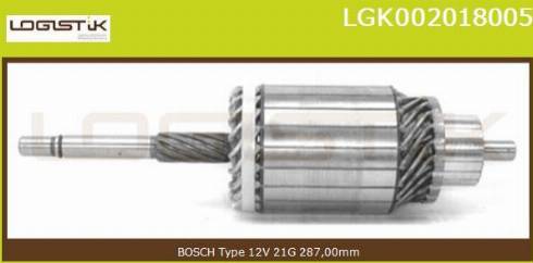 LGK LGK002018005 - Induit, démarreur cwaw.fr