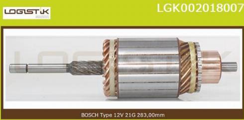 LGK LGK002018007 - Induit, démarreur cwaw.fr