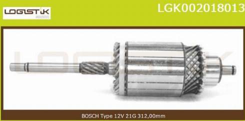 LGK LGK002018013 - Induit, démarreur cwaw.fr