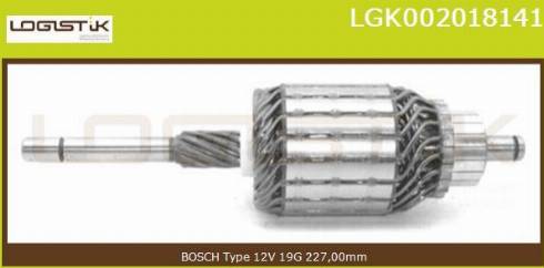 LGK LGK002018141 - Induit, démarreur cwaw.fr