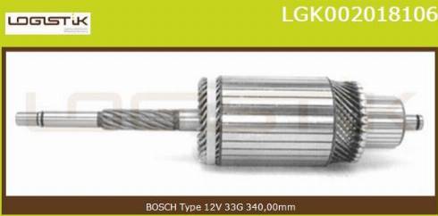 LGK LGK002018106 - Induit, démarreur cwaw.fr