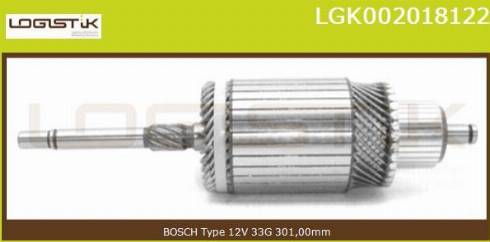 LGK LGK002018122 - Induit, démarreur cwaw.fr