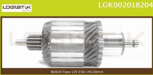 LGK LGK002018204 - Induit, démarreur cwaw.fr