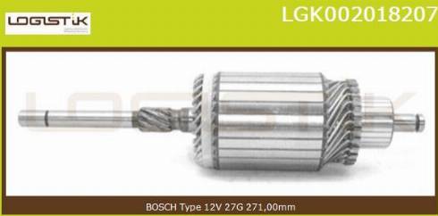 LGK LGK002018207 - Induit, démarreur cwaw.fr