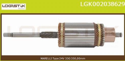 LGK LGK002038629 - Induit, démarreur cwaw.fr