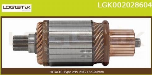 LGK LGK002028604 - Induit, démarreur cwaw.fr