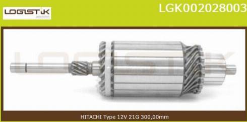 LGK LGK002028003 - Induit, démarreur cwaw.fr