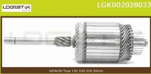 LGK LGK002028033 - Induit, démarreur cwaw.fr