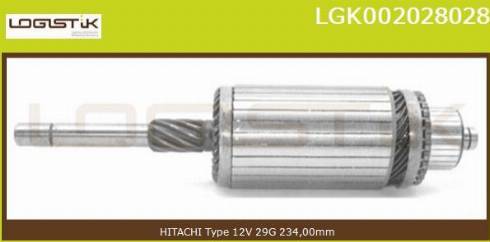 LGK LGK002028028 - Induit, démarreur cwaw.fr