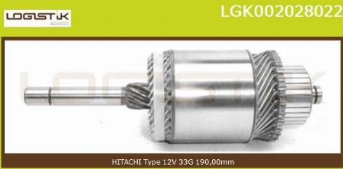 LGK LGK002028022 - Induit, démarreur cwaw.fr