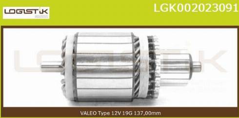 LGK LGK002023091 - Induit, démarreur cwaw.fr