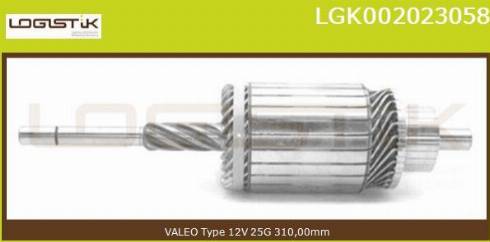 LGK LGK002023058 - Induit, démarreur cwaw.fr