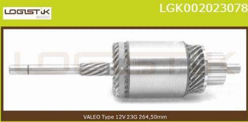 LGK LGK002023078 - Induit, démarreur cwaw.fr