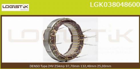 LGK LGK038048600 - Stator, alternateur cwaw.fr