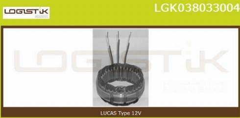 LGK LGK038033004 - Stator, alternateur cwaw.fr